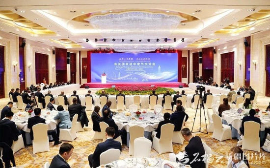 新疆在京举办有关国家驻华使节交流会